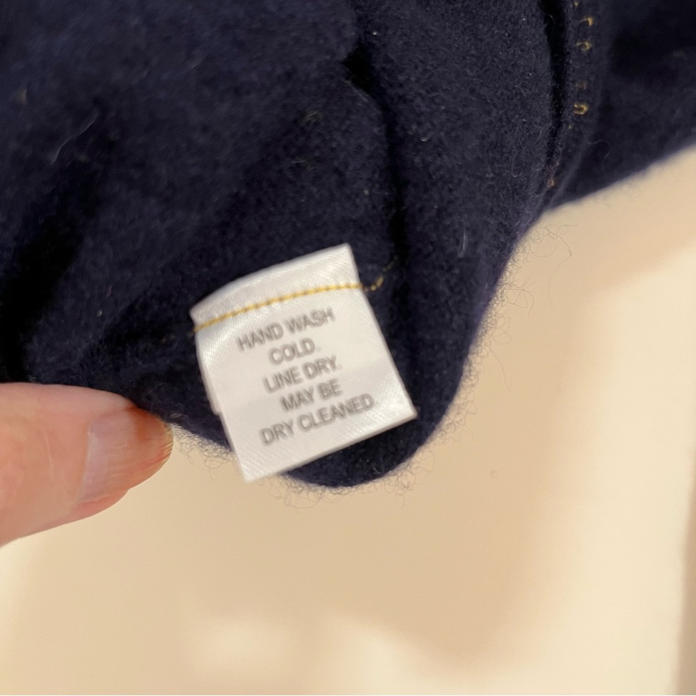 Vintage 90 Y2k Pearl Blue Cottagecore Cashmere feminine Croquet Girl Sweater - Picture 10 of 16